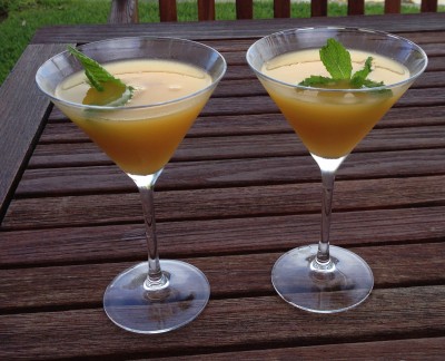 Mango and Mint Madness Martini
