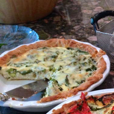 Crab and Asparagus Quiche – The Simple Celebration